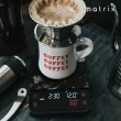 【Matrix】M1 PRO 小智 義式手沖LED觸控雙顯咖啡電子秤Type-C充電(粉液比/分段注水/義式自動計時)