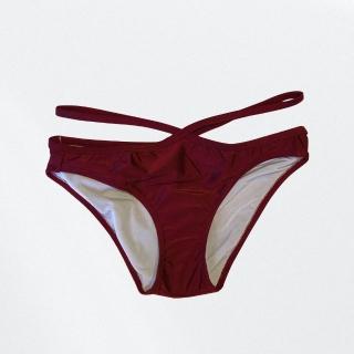 【SeasonsBikini】黑標線條比基尼泳褲-006(泳裝泳衣泳褲高腰線條)