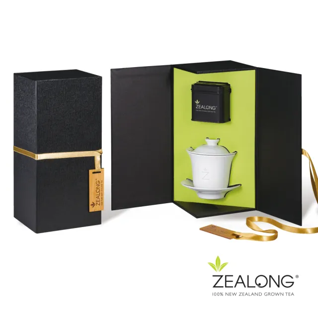 【Zealong 璽龍】御璽醇韻禮盒(精裝烏龍茶60g+淨白四件組)(中秋禮盒)