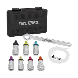 【良匠工具】免動力型剎車油抽取器套裝七件組12角 7/8/9/10/11/12mm/3.8 台灣製 原廠有保固(剎車油)