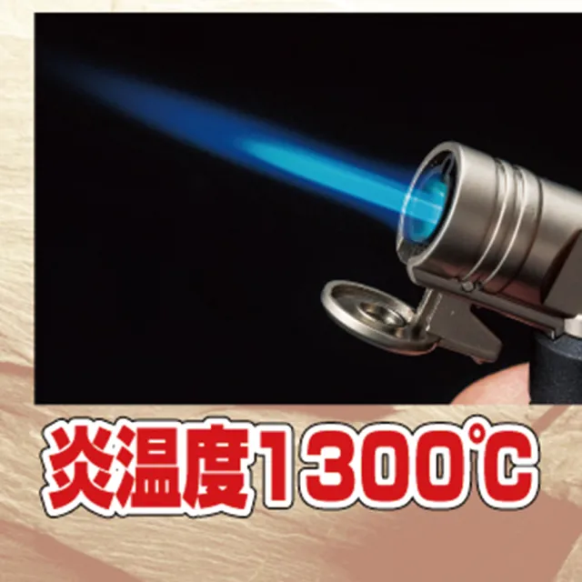 【SHINFUJI 新富士】掌上型瓦斯噴槍-直型(RZ-521BK)