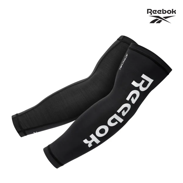 【REEBOK】溫控修復訓練袖套-經典黑(S-L)