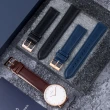 【Nordgreen】ND手錶 本真 40mm 玫瑰金殼×白面 深棕+極夜黑+北歐藍真皮錶帶(NR40RGLEDBLBLLNA)