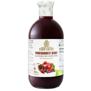 【Georgia】紅石榴莓果原汁750ml/瓶(喬治亞原裝原瓶 高加索山雪水灌溉)