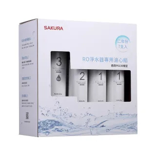 【SAKURA 櫻花】原廠濾心F0193RO淨水器專用濾心組(二年份7支入)
