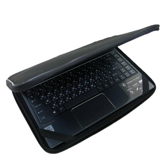 【Ezstick】MSI Modern 14 A10M 13吋S 通用NB保護專案 三合一超值電腦包組(防震包)
