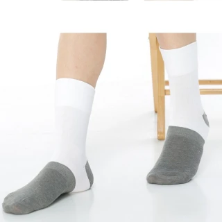 【KEROPPA 可諾帕】萊卡竹炭無痕寬口1/2短襪*3雙(C90003)