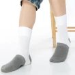 【KEROPPA 可諾帕】萊卡竹炭無痕寬口1/2短襪*3雙(C90003)