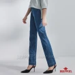 【BRAPPERS】女款 簡約素雅彈性直筒褲(深藍)
