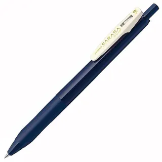 【ZEBRA 斑馬牌】JJ15 SARASA CLIP 0.5典雅風鋼珠筆 藍黑(3入1包)