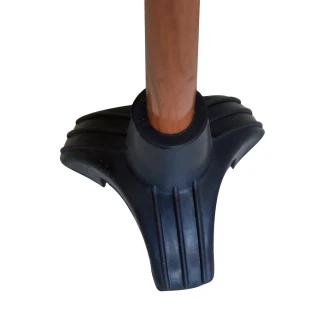 【感恩使者】橡膠腳套 腳墊 - 大三腳 拐杖管外徑16 18mm適用 ZHCN2013(拐杖使用 加大尺寸 拐杖站立)