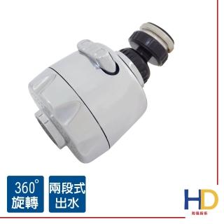 【海德廚衛】360度萬向兩段出水花灑起泡器(出水頭/柔水器/增壓節水)