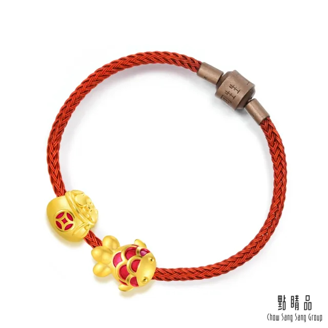 【點睛品】Charme 財運亨通 黃金串珠組