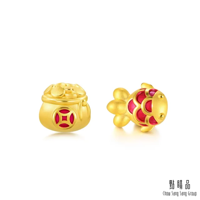 【點睛品】Charme 財運亨通 黃金串珠組