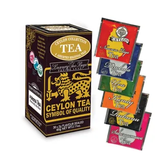 【MlesnA  曼斯納】CEYLON COLLECTION 錫蘭六大產茶區(6種風味共30包紅茶)