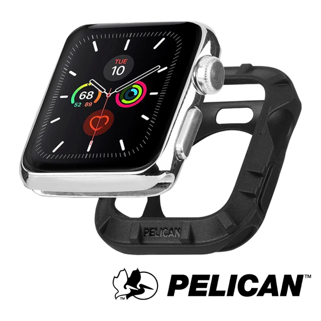 PELICAN 派力肯 Apple Watch 38-40mm 1-6代/SE Protector(保護者保護殼- 黑色)