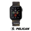 【PELICAN】Apple Watch 42-49mm 1-8代/SE/Ultra Protector(保護者NATO錶帶- 迷彩綠色)