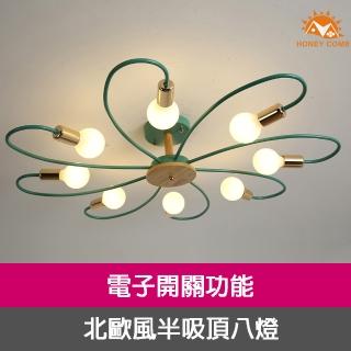 【Honey Comb】北歐風半吸頂八燈(BL-51031)