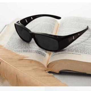 【ANSSTYLE】寶麗萊鏡面防風全包式UV400太陽套鏡(款式任選9408)