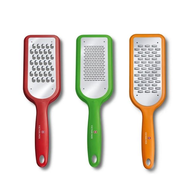 【VICTORINOX 瑞士維氏】刨絲器(紅粗/綠細/橘中)
