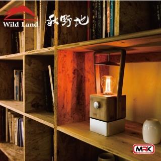 【秋野地】創意知竹LED桌燈(皮手把 戶外燈 極簡風 室內燈 Wild Land 掛燈 營燈 氣氛燈)