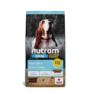 【Nutram 紐頓】I18專業理想系列-體重控制犬雞肉+豌豆 11.4kg/25lb(狗糧、狗飼料、犬糧)