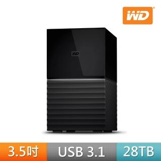 【WD 威騰】My Book Duo 28TB 3.5吋外接硬碟(WDBFBE0280JBK-SESN)