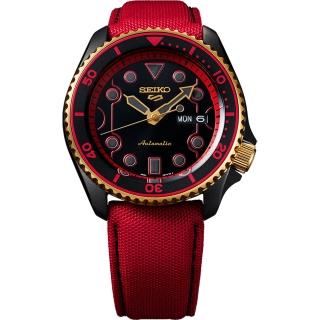 【SEIKO 精工】5 Sports x 快打旋風 KEN 聯名限量機械錶-42.5mm 母親節 送禮 禮物(SRPF20K1/4R36-08R0R)
