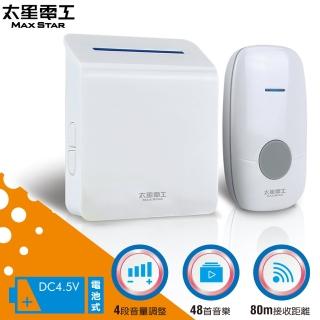 【太星電工】SKANDIA 大音量精巧音樂門鈴(電池式)