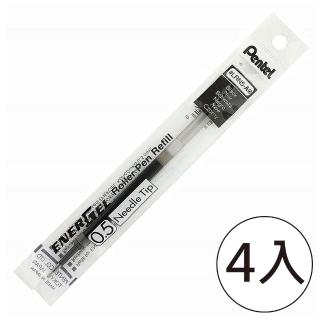 【Pentel 飛龍】LRN5-A極速鋼珠筆芯黑(4入1包)