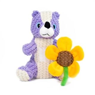 【Patchwork】臭鼬+小花 10吋(寵物玩具/布偶)
