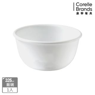 【CORELLE 康寧餐具】純白325ml中式飯碗(411)