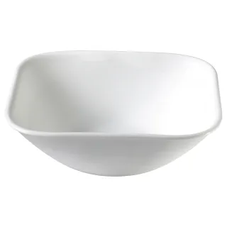 【CORELLE 康寧餐具】純白方型中碗23oz(2323)