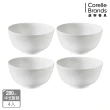 【CorelleBrands 康寧餐具】純白中式飯碗4件組