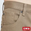 【EDWIN】男裝 B.T二貼保溫直筒長褲(褐色)