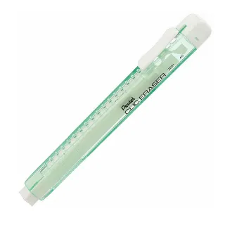 【Pentel 飛龍】ZE81K-W自動塑膠擦 晶透綠(4入1包)