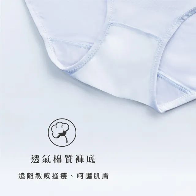 【Clany 可蘭霓】3件組 超薄透氣中腰 M-XL內褲 環保染劑 降溫 冰涼(台灣製.顏色隨機出貨)