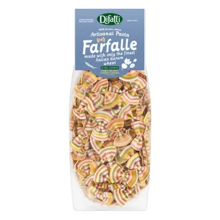 【little pasta】Difatti 蝴蝶結造型義大利麵-彩虹蔬菜