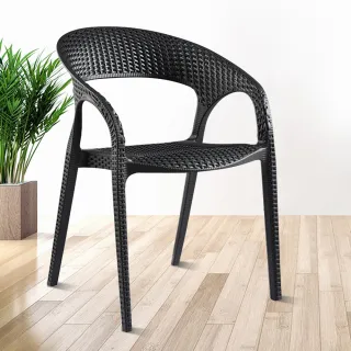 【G+ 居家】MIT 藤之形椅 4入組(餐椅/休閒椅/露天咖啡廳)