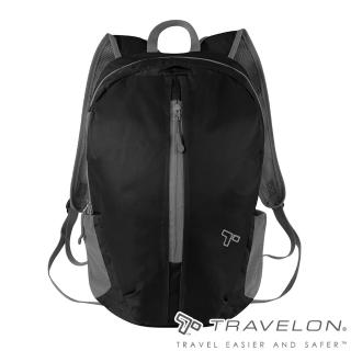 【Travelon】PACKING折疊收納後揹包(TL-42817黑/戶外休閒/旅遊/登山健行/輕巧/防潑水)