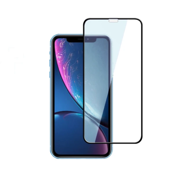 【General】iPhone 11 Pro 保護貼 i11 Pro 5.8吋 玻璃貼 全滿版抗藍光鋼化螢幕保護膜(極簡黑)