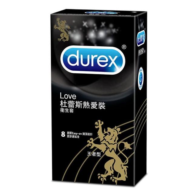 【Durex杜蕾斯】熱愛裝王者型保險套8入/盒