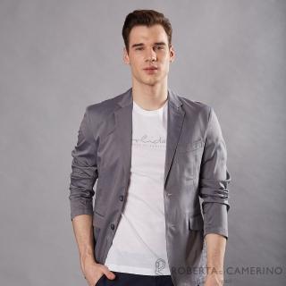 【ROBERTA諾貝達】進口素材 臺灣製 嚴選腰身 紳士獵裝(鐵灰)