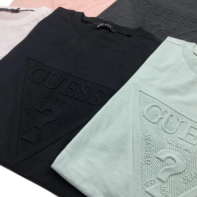 【GUESS】2件組 經典熱銷品牌LOGO T(多款多色任選)