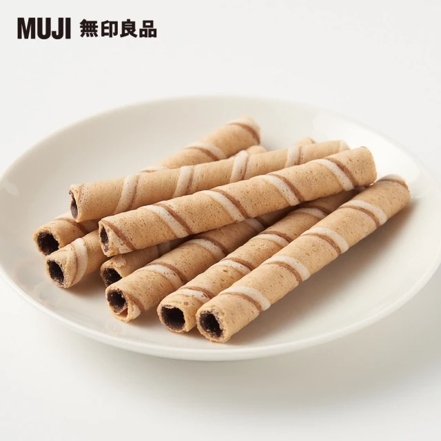 【MUJI 無印良品】捲心酥/可可奶油風味/50g