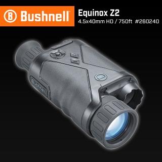 【Bushnell】Equinox Z2 4.5x40mm 數位日夜兩用紅外線單眼夜視鏡 260240(航海 露營 登山 生態 蒐證)