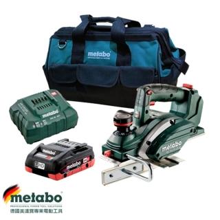 【metabo 美達寶】18V鋰電電刨機 HO 18 LTX 20-82 4.0HD單電版(優惠套裝組合)