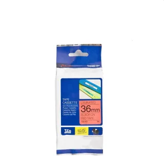 【brother】官方直營 TZe-461 護貝標籤帶(36mm 紅底黑字)