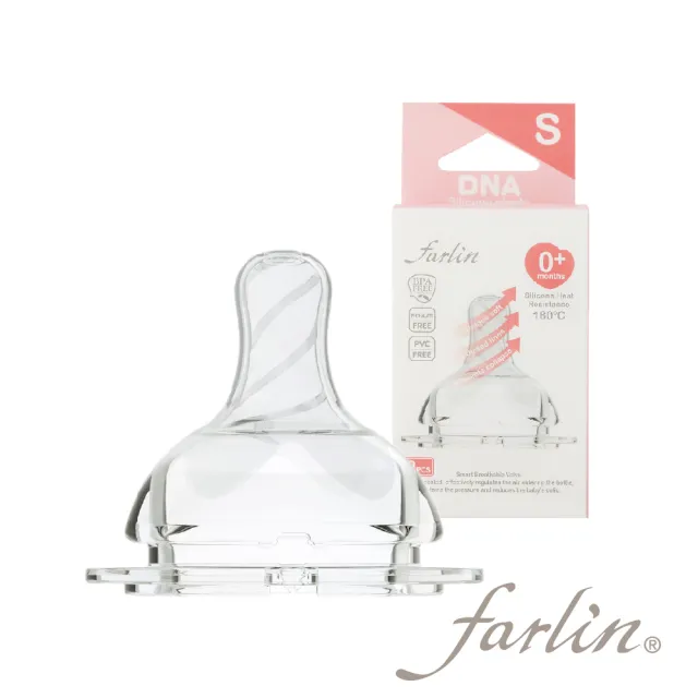 【Farlin】DNA母乳實感超柔寬口徑奶嘴/2入(4種尺寸)