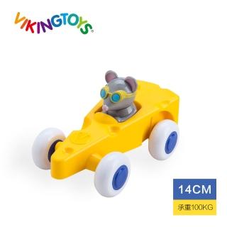 【瑞典 Viking toys】動物賽車手-起司麥斯(14cm)